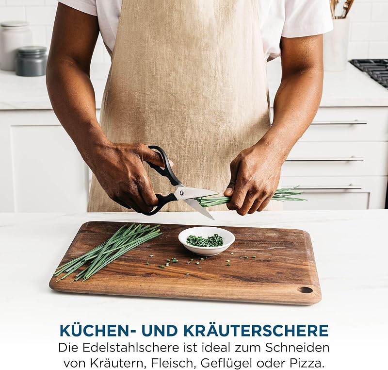Foodi StaySharp Messerblock, 6-teilig, mit Schärfer, Edelstahl