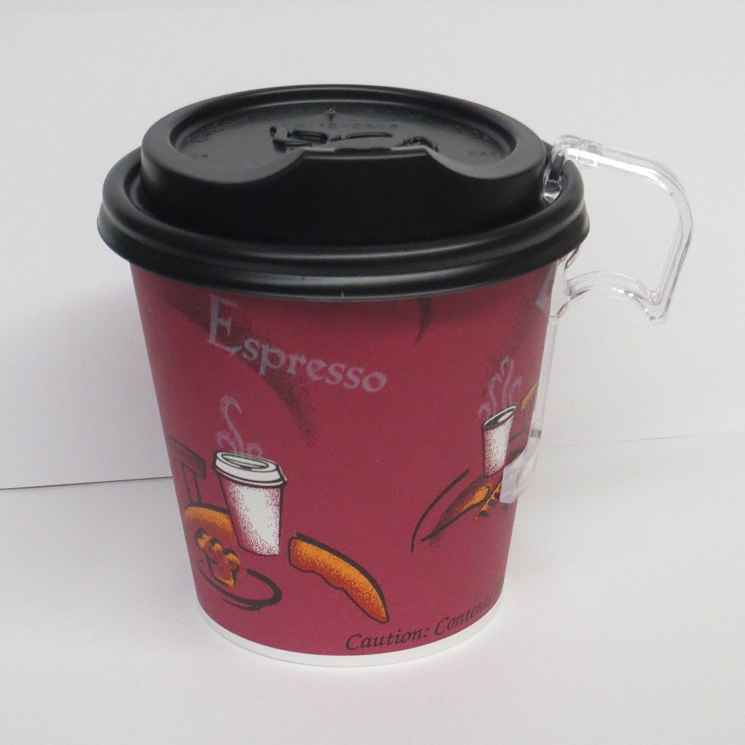 Bistro Design Coffee Cups 10 Oz. With lid 100/pack