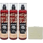 Bath & Body Works Emily In Paris - Paris Amour 3 Pack Fine Fragrance Mist Gift Set with a Natural Oats Bar Soap - Full Size