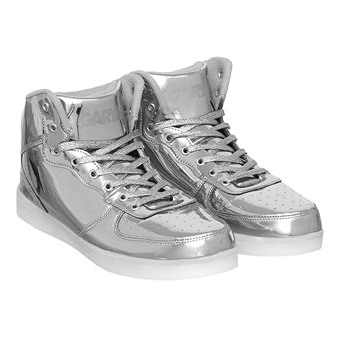 Gary Majdell Sport Men's Liquid Metallic Stylish Sneaker with High