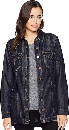 liverpool high low denim jacket
