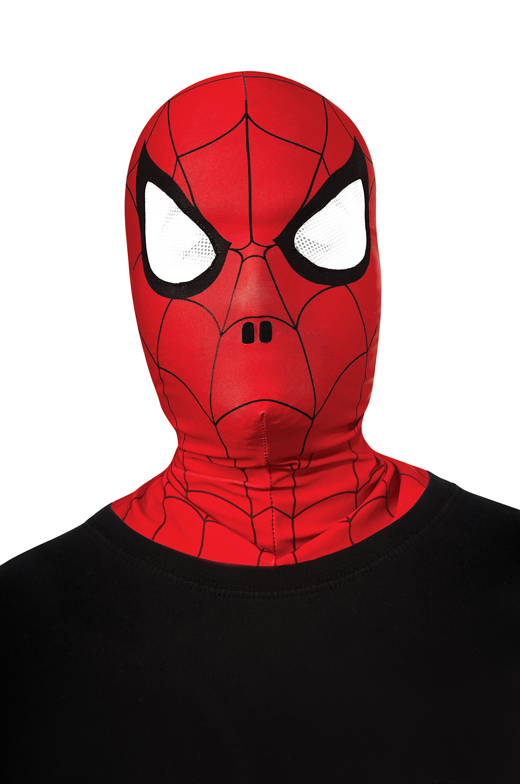 RUBIE'S Spiderman Offizielles Spiderman-Kostüm für Kinder – Einheitsgröße – Maske, Umhang, Sturmhaube und Handschuhe oder Top und Maske wählbar – Offizielles Marvel Avengers Kostüm