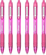 Zebra Z-Grip Smooth Retractable Ballpoint Pen Pink Pack of 6 view 1