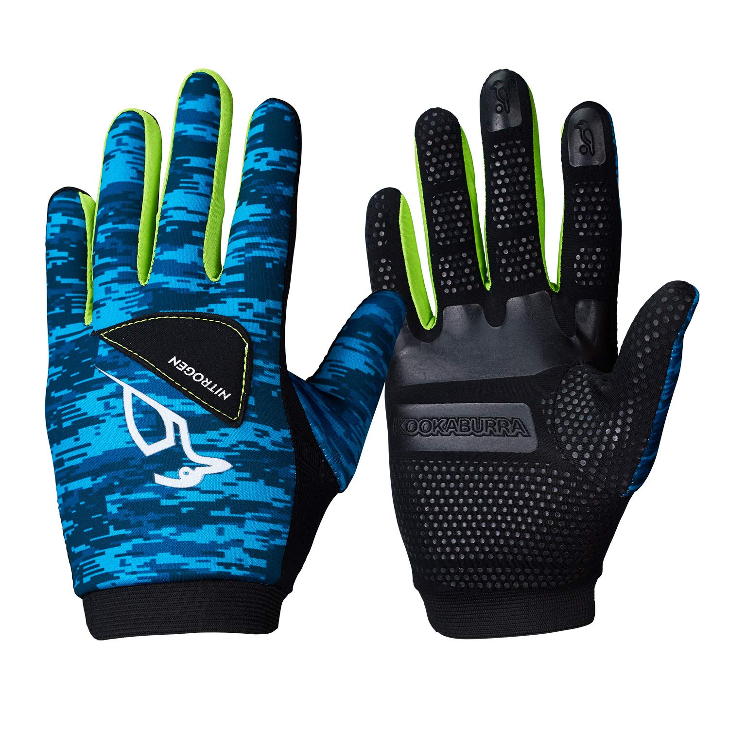 Kookaburra Nitrogen Gloves (Pair) - Digital Turquoise, Medium โ image 1