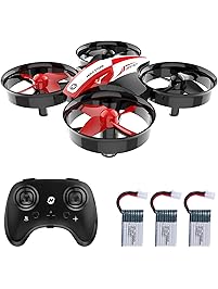 Holy Stone HS210 Mini Drone RC Nano Quadcopter Best Drone for Kids and Beginners RC Helicopter Plane with Auto Hovering, 3D Flip, Headless Mode and Extra Batteries Toys for Boys and Girls