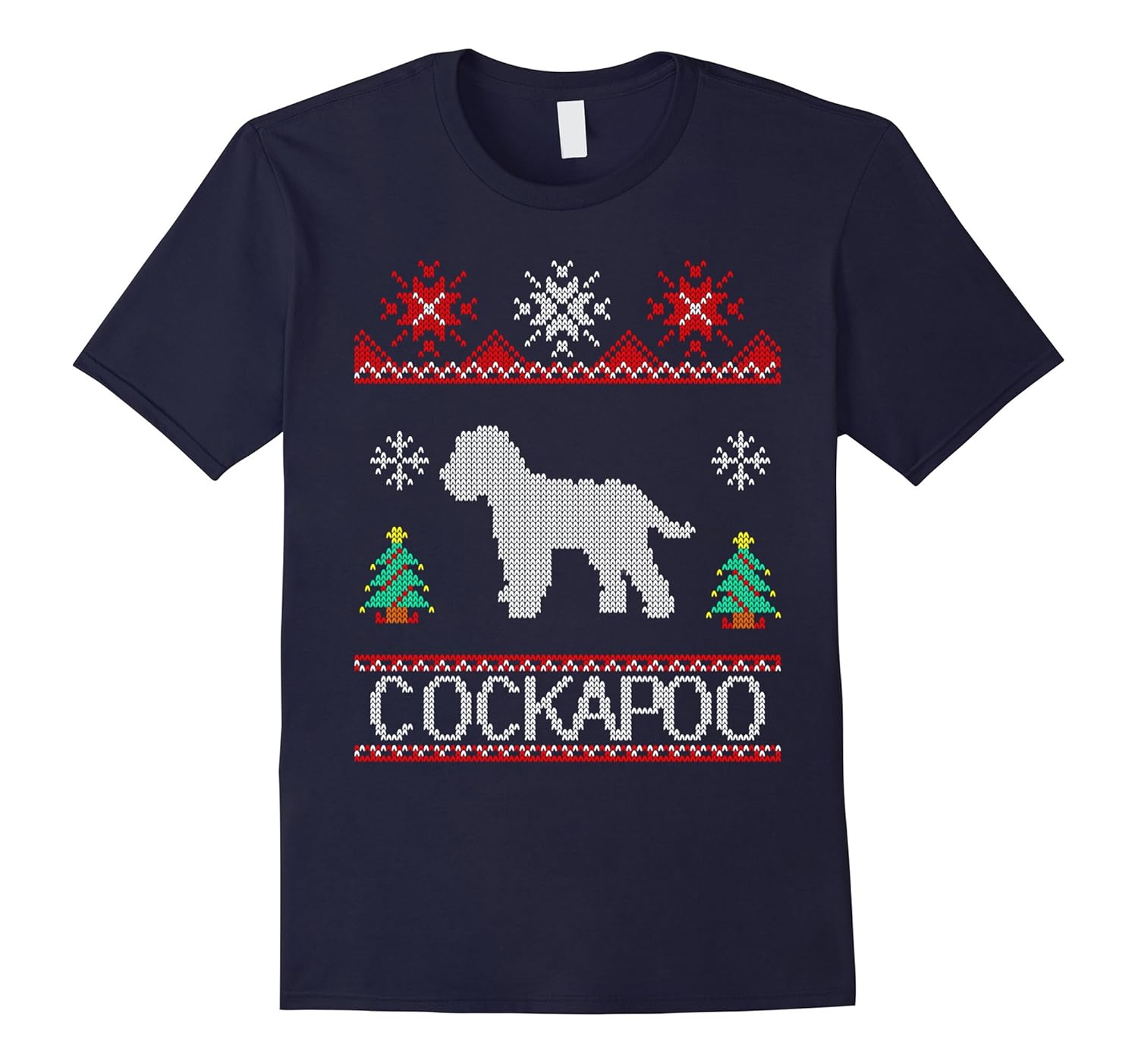 cockapoo Christmas long sleeve shirt-Rose