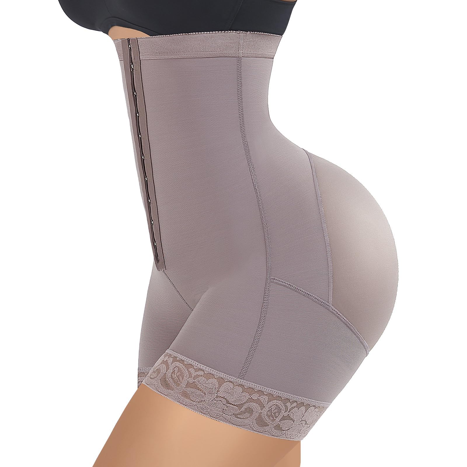 Women's Butt Lifter Boy Shorts Shapewear - Tummy Control & Booty Enhancement High-Waisted