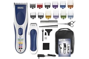 Wahl Canada Color Pro Hair Clippers for Men – Cord/Cordless Hair Cutting Kit with Color-Coded Guide Combs, Detail Trimmer, Wo