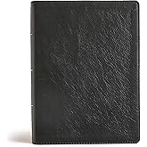 CSB Tony Evans Study Bible, Black Genuine Leather, Indexed, Black Letter, Study Notes and Commentary, Articles, Videos, Charts, Easy-to-Read Bible Serif Type