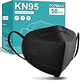 TOPMAX KN95 Face Masks 50 Pack 5-Ply Breathable