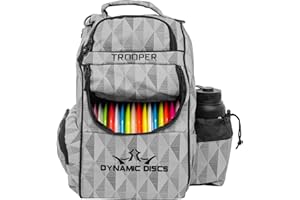 D·D DYNAMIC DISCS Dynamic Discs Trooper Disc Golf Bag | Large Frisbee Bags with 18+ Discs Capacity | Lightweight & Durable Backpack | Great Gifts or Disc Golf Accessories for Men | Ideal for Beginners & Pro Players