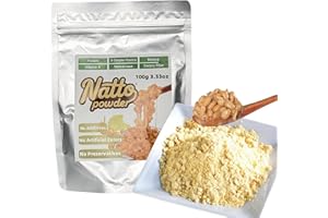 LWWTYKSPL Premium Freeze-Dried Japanese Natto Powder (Fermented Soybean) 3.53oz/100g, Premium Japanese Natto Powder, Freeze-Dried Fermented Soybean