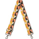 KEDZIE Embroidered Interchangeable Bag Straps Adjustable Length 55” Handbag Purse 2-inch Wide Guitar Style Crossbody Strap