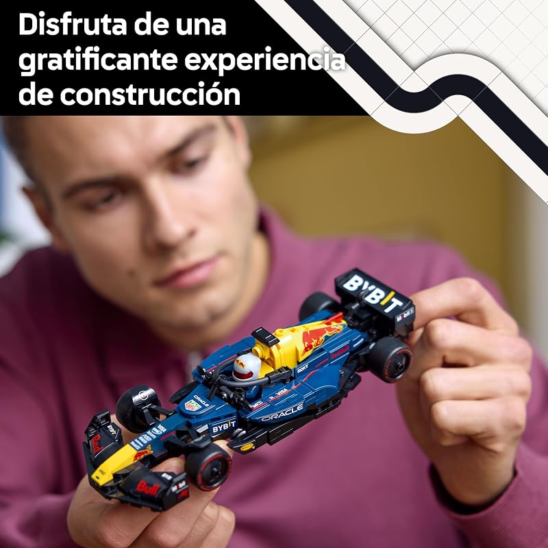 Speed Champions Coche de Carreras Oracle Red Bull Racing RB20 F1 Maquetas para Construir para Adultos con 1 Minifigura de Piloto de Fórmula 1, Regalo para Hombres y Mujeres Coleccionistas 77243