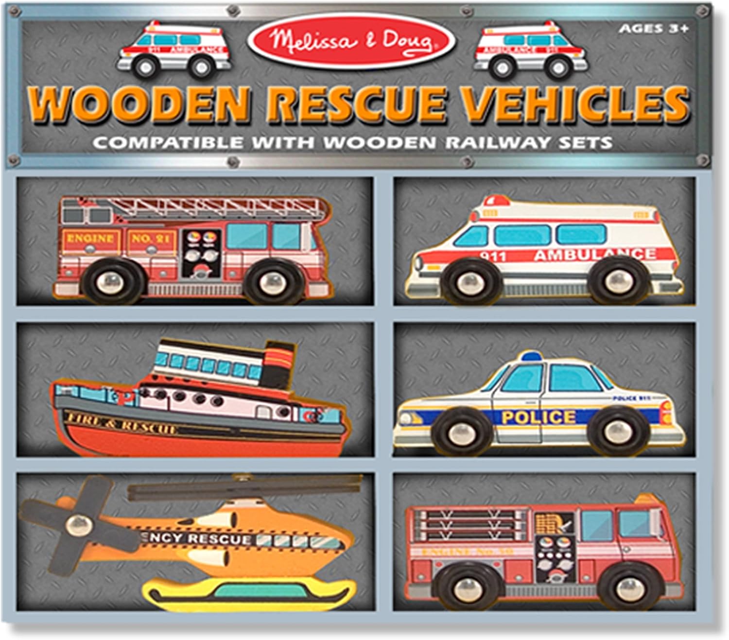 melissa and doug vehicle set