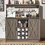 4ever2buy Farmhouse Coffee Bar with 6