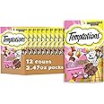 Temptations ShakeUps Crunchy and Soft Cat Treats, Crustacean Celebration Flavor, (12) 2.47 oz. Pouches