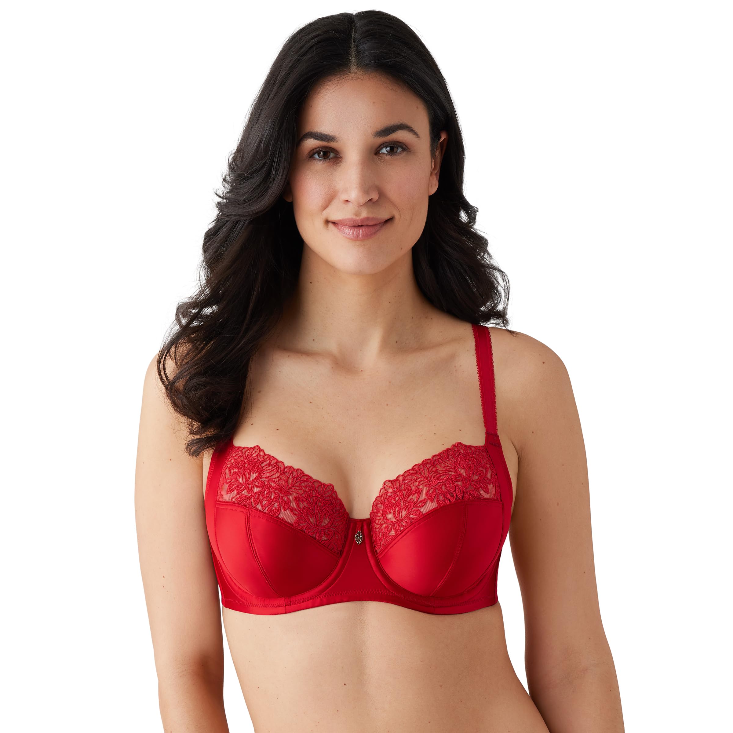 Wacoal Women’s Side Note Full Figure Underwire Bra, Barbados Cherry, 36H