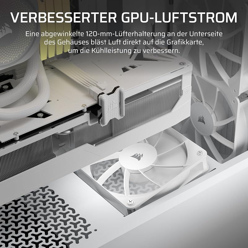 3200D RS Mid-Tower ATX PC-Gehäuse – Weiß