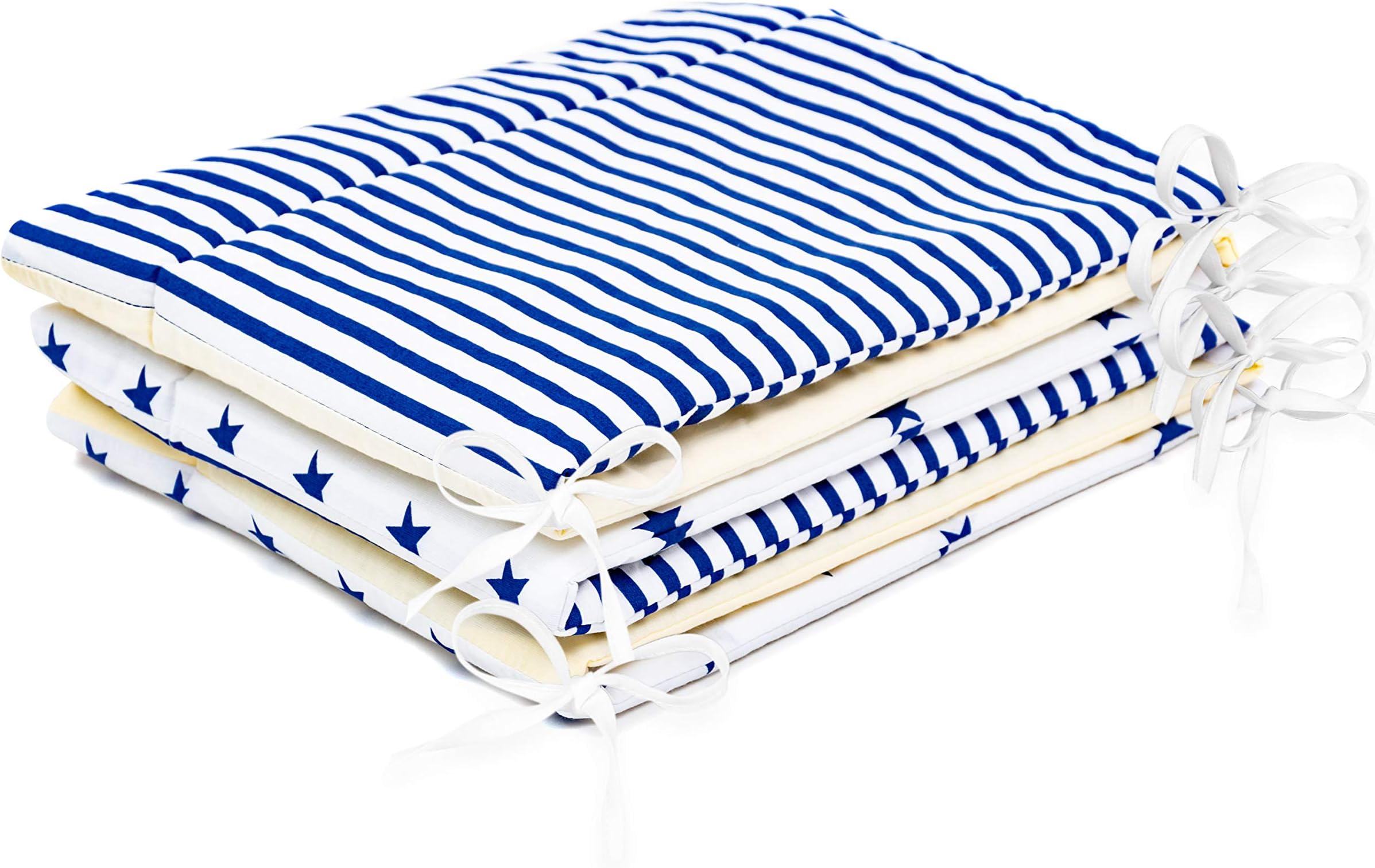 Amilian® Baby Cot Bumper Protection For Baby's Bed MIX A3 Available In 3 Sizes