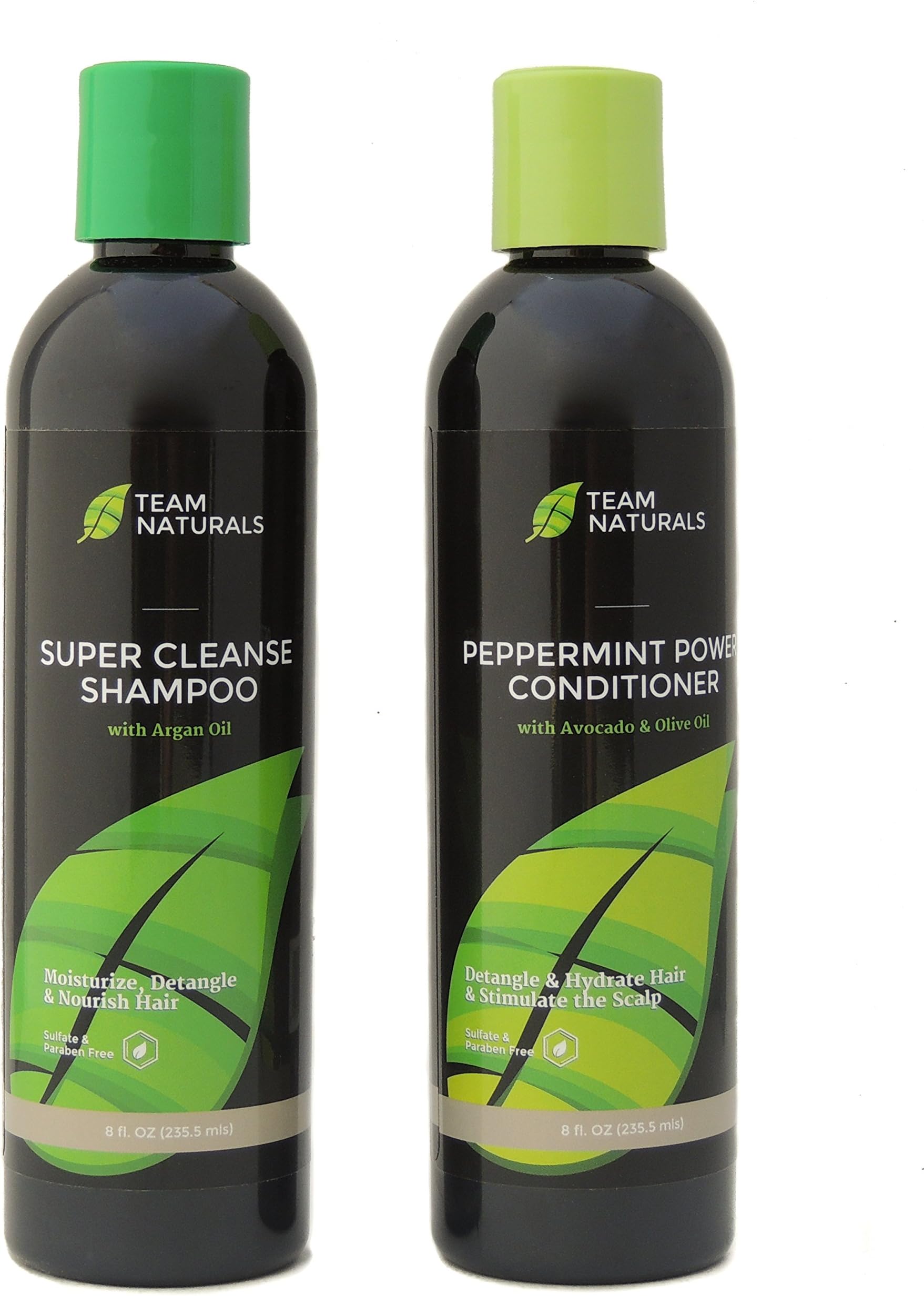 Team Naturals Natural Shampoo and Conditioner Sulfate and Paraben Free