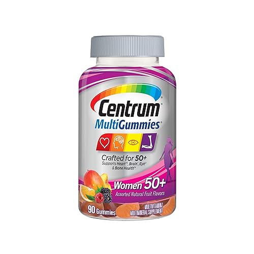 Centrum MultiGummies Gummy Multivitamin For Women 50 Plus, With Vitamin