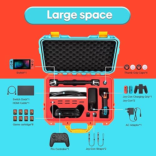 DEVASO Carrying Case for Nintendo Switch/Switch OLED, Professional