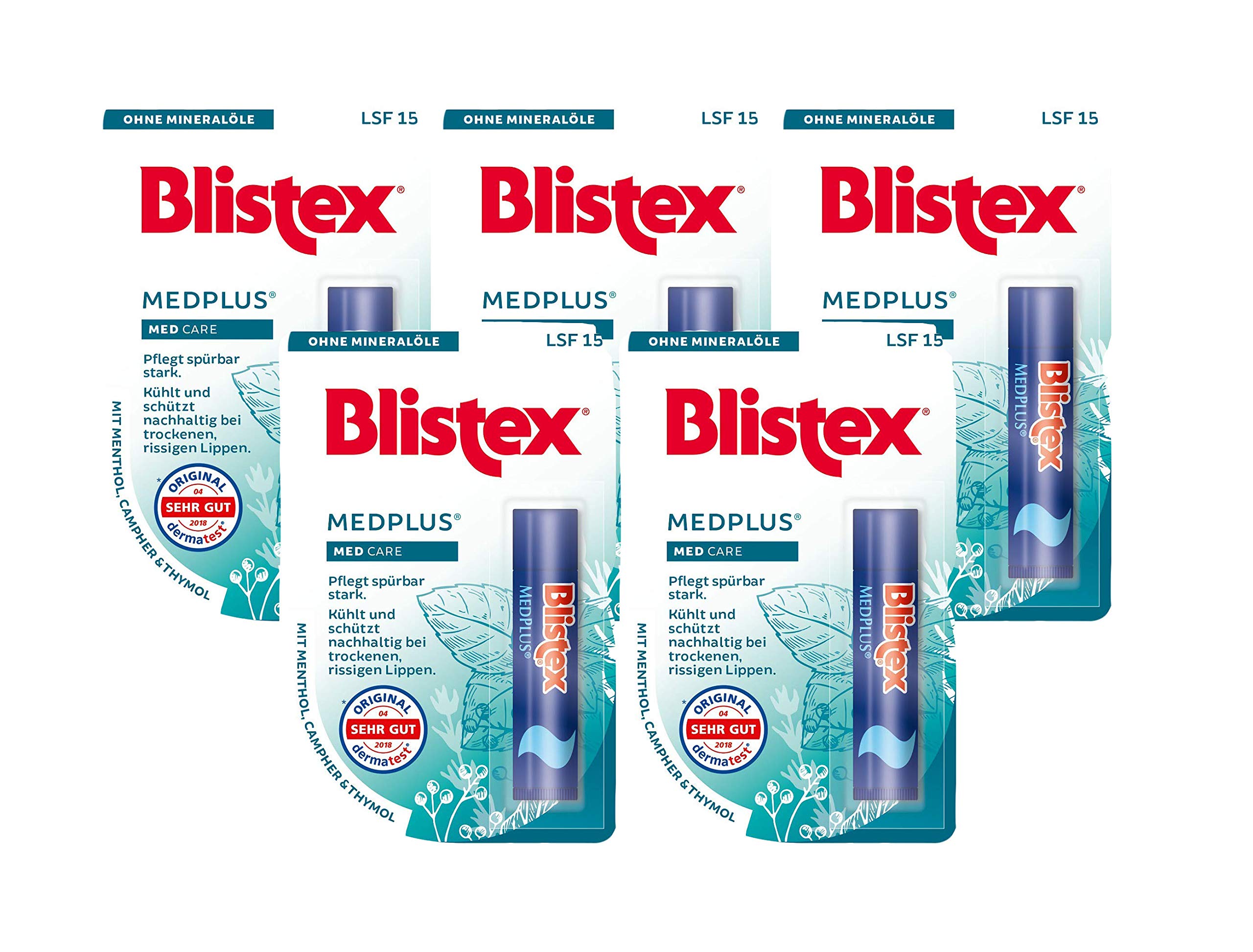Blistex MedPlus stick lip balm, intensive care for rough, burning, dry, dull lips