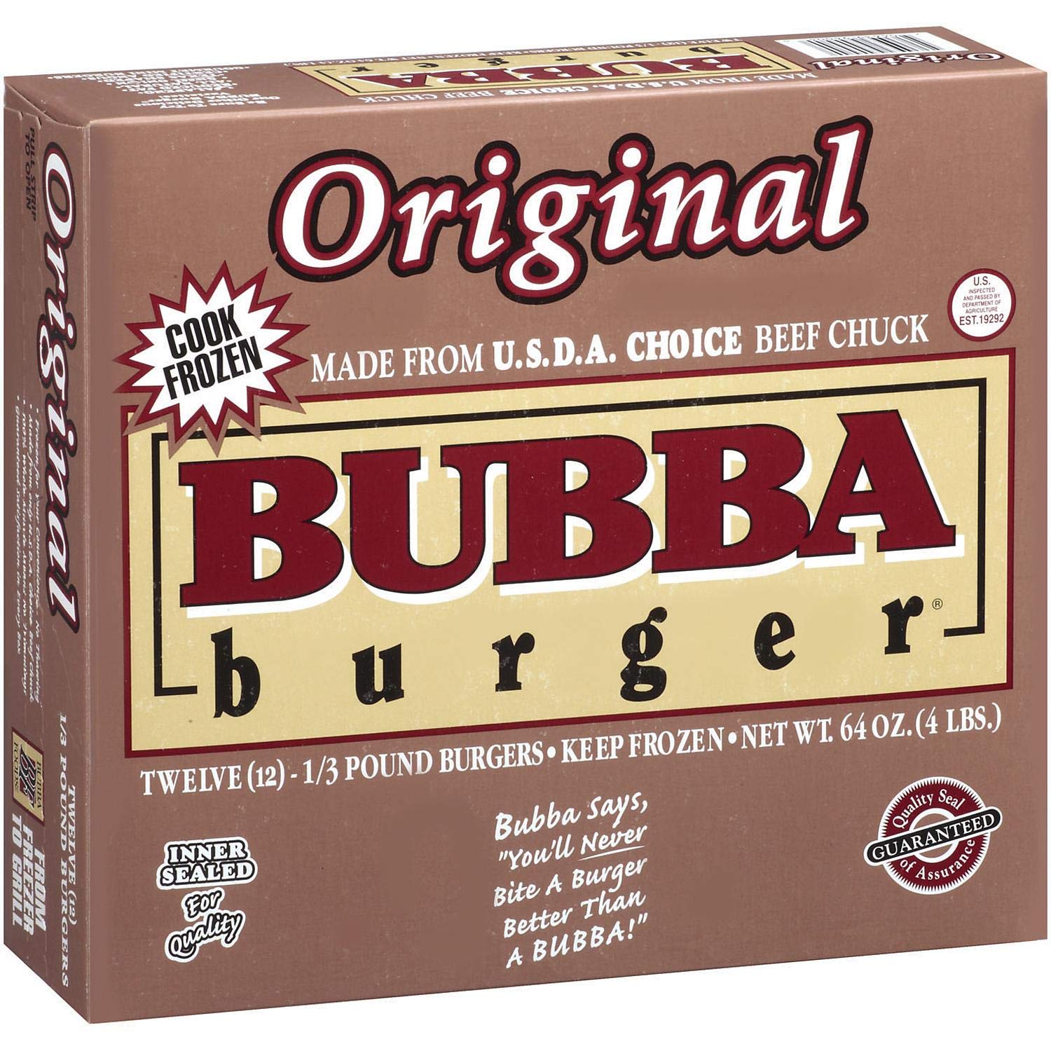 Evaxo Original Burgers (1/3-lb. patties, 12 ct.)