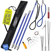 Reef Sling Spears Hawaiian Sling Pole Spear 6ft Spearfishing Fish Spear | Fiberglass Polespear with 3 Interchangeable Prong Tips &amp; Travel Bag - Complete Spear Fishing Equipment &amp; Spearfishing Gear