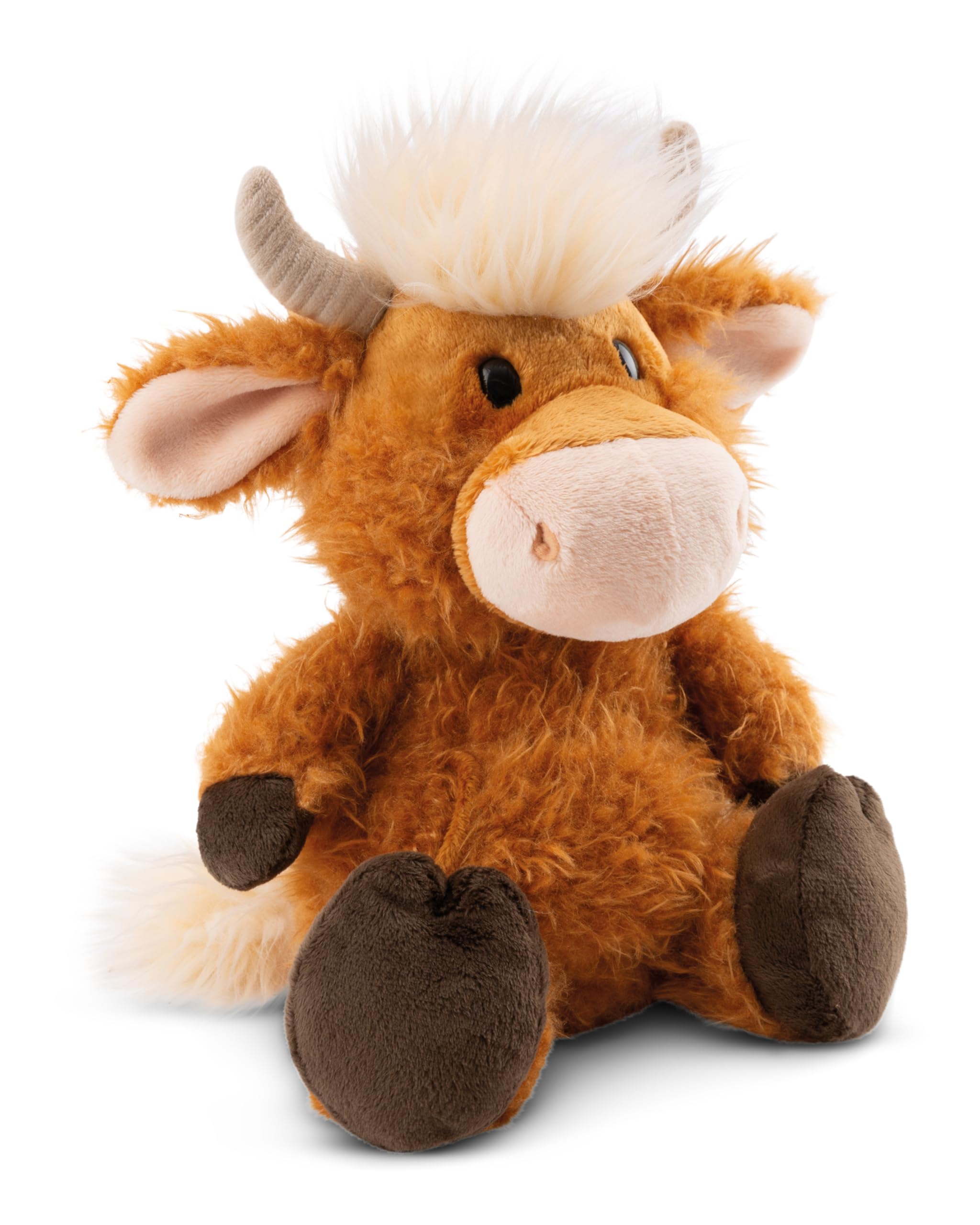 NICI Kuscheltier Hochlandrind McMooray 33cm braun - Stofftier aus weichem Plüsch, niedliches Plüschtier zum Kuscheln und Spielen, für Kinder & Erwachsene - tolle Geschenkidee - 61118