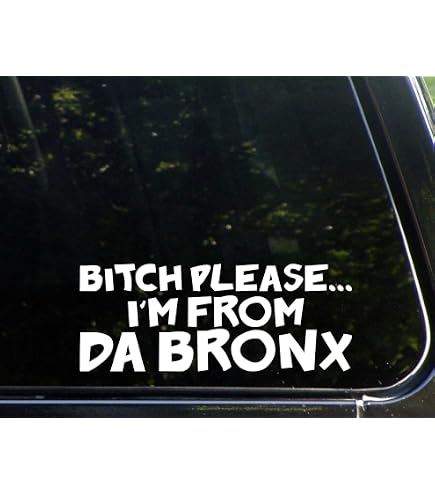 Bronx New York USA Retro Vinyl Sticker Decal