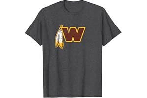 BREAKINGT Washington Football Feather - Washington D.C. Football T-Shirt