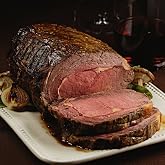Premium Garlic &amp; Herb Boneless Prime Rib Roast 3.5-4 lb - Kansas City Steak | Ideal for Celebrations, Holidays &amp; Special Occasions, Oven-Friendly, Pre-seasoned, USDA Choice grade beef, Fresh quality meat
