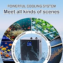 YAKUST 79 Gallon Aquarium Chiller, Fish Tank
