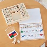 Melissa & Doug Deluxe Letters Numbers Wooden Stamp Set Activity Book Kids 4+ view 9