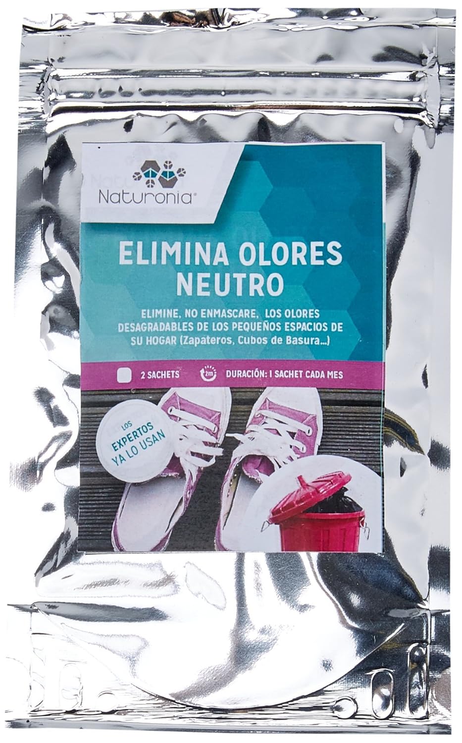 Naturonia Sobres Elimina Olores, Multicolor, 8.0 x 10.0 x 0.5 cm ...