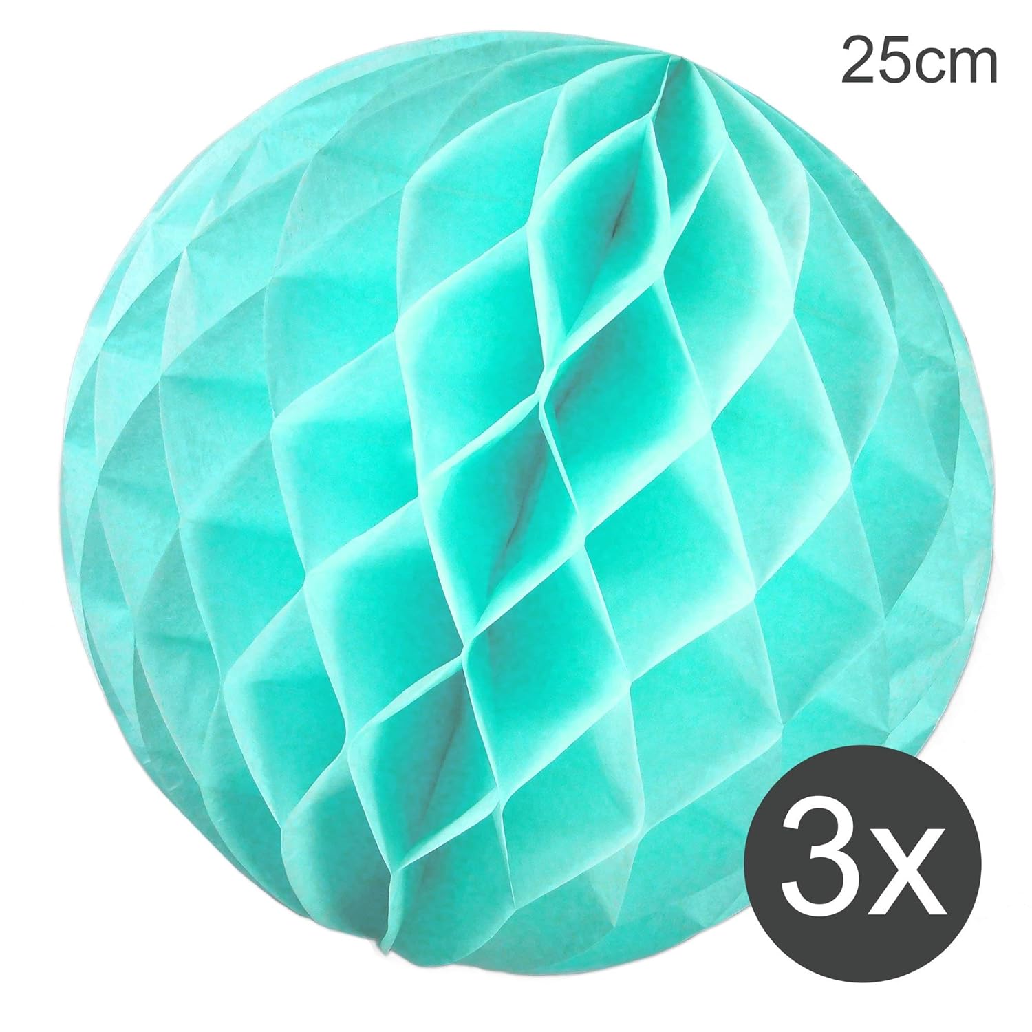 Einssein 3x Boules En Nid Dabeille Supreme 25cm A La Menthe Boule Papier Boules De Rose Banderole Pompoms Pom Poms Porte Clefs Decoration Fleurs Anniversaire Table Plan Eventail Eventail En Birthday Loisirs