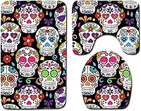 tapis de bain tête de mort 6
