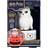 Paladone Hedwig Motion Sensor Room Guard and Night Light, Officially Licensed Harry Potter LED Lamp and Security Alarm for Kids Bedrooms, Teenagers, Home, Gift for Potterheads