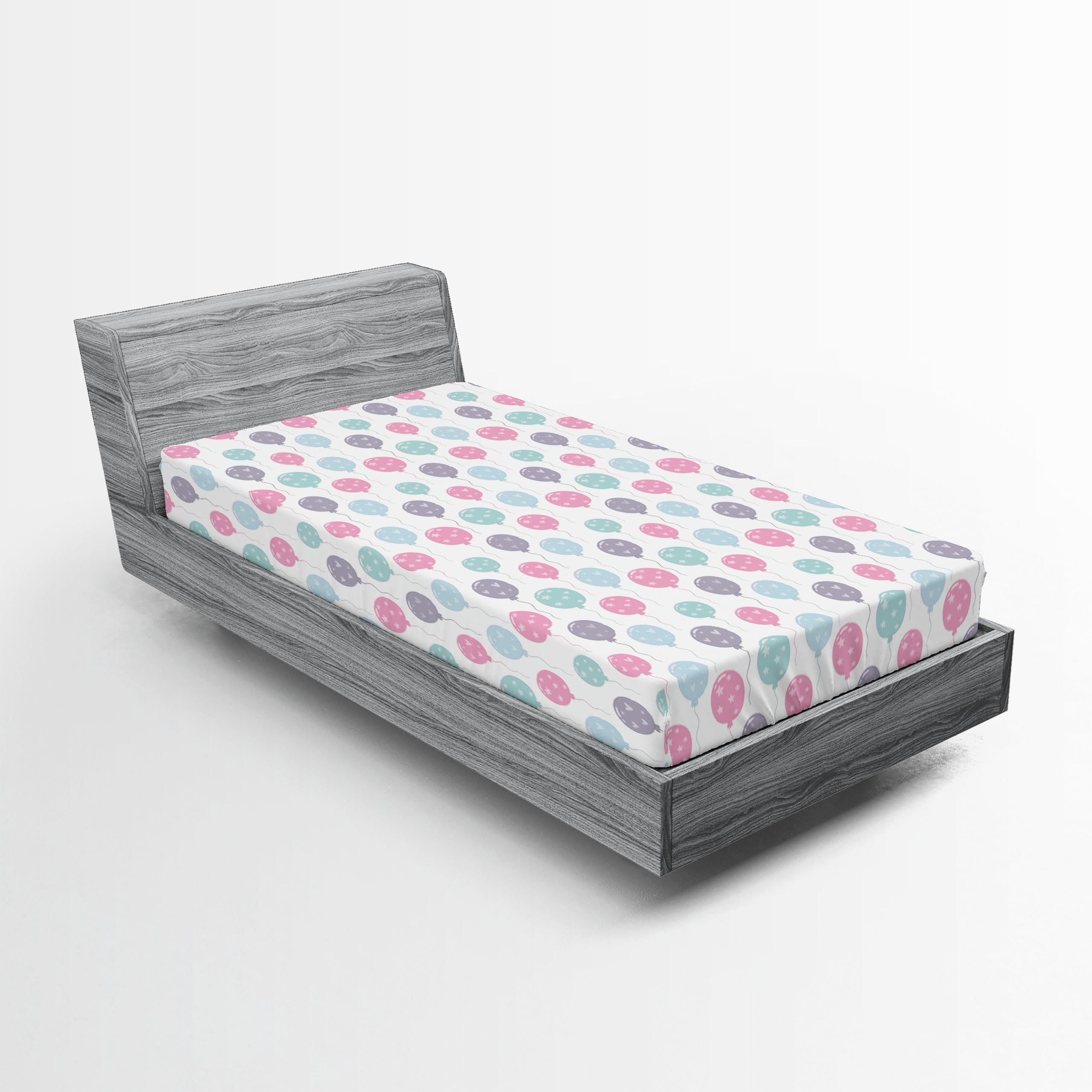 Ambesonne Birthday Party 2 Pack Fitted