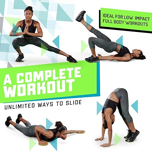 Elite Sportz Core Sliders for Working Out Pack of Compact