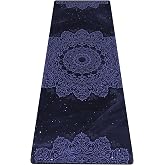 nuveti Yoga Mat Print Extra Thick TPE Non Slip Fitness Exercise Mat with Carrying Bag,72"x24" Extra Thick 6MM Exercise &amp; Workout Mat for Yoga, Pilates Fitness and Floor Exercises