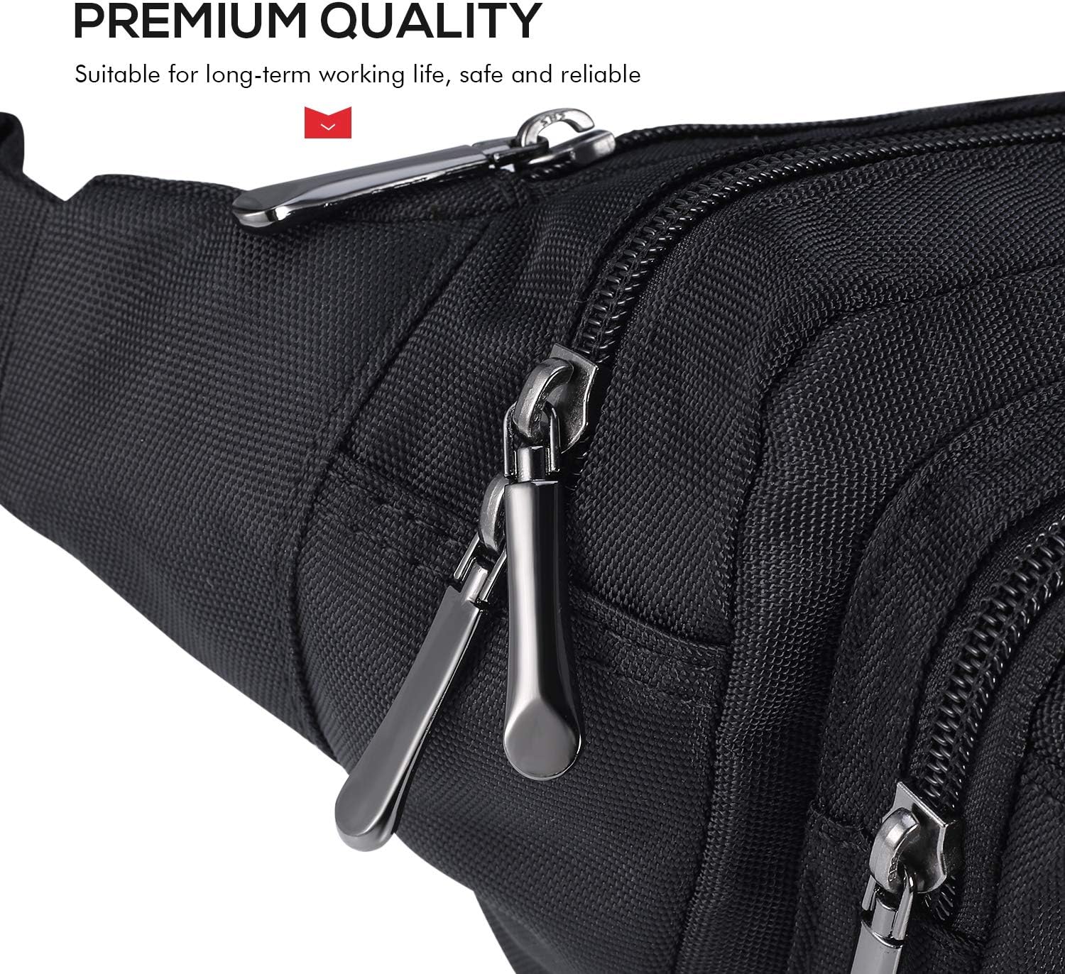 CXWMZY Waist Pack Bag Fanny Pack for Men&Women Hip Bum Bag with Large Capacity Waterproof Adjustable Strap Suitable for Outdoors Workout Traveling Casual Running Hiking Cycling Dog Walking Fishing