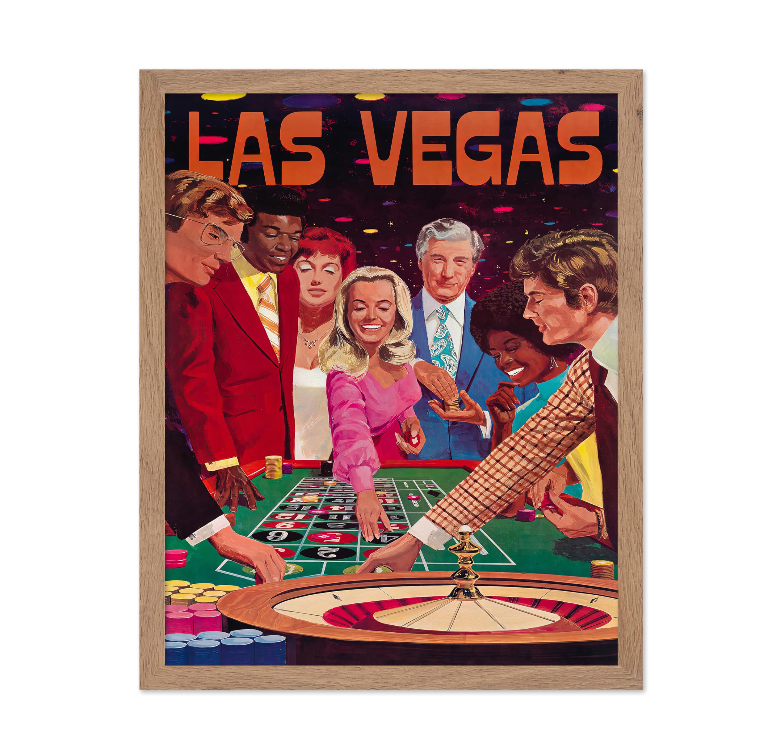 Poster Master Vintage Travel Poster - Retro Las