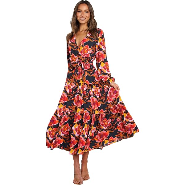 Laquin Long Sleeve Maxi Dress