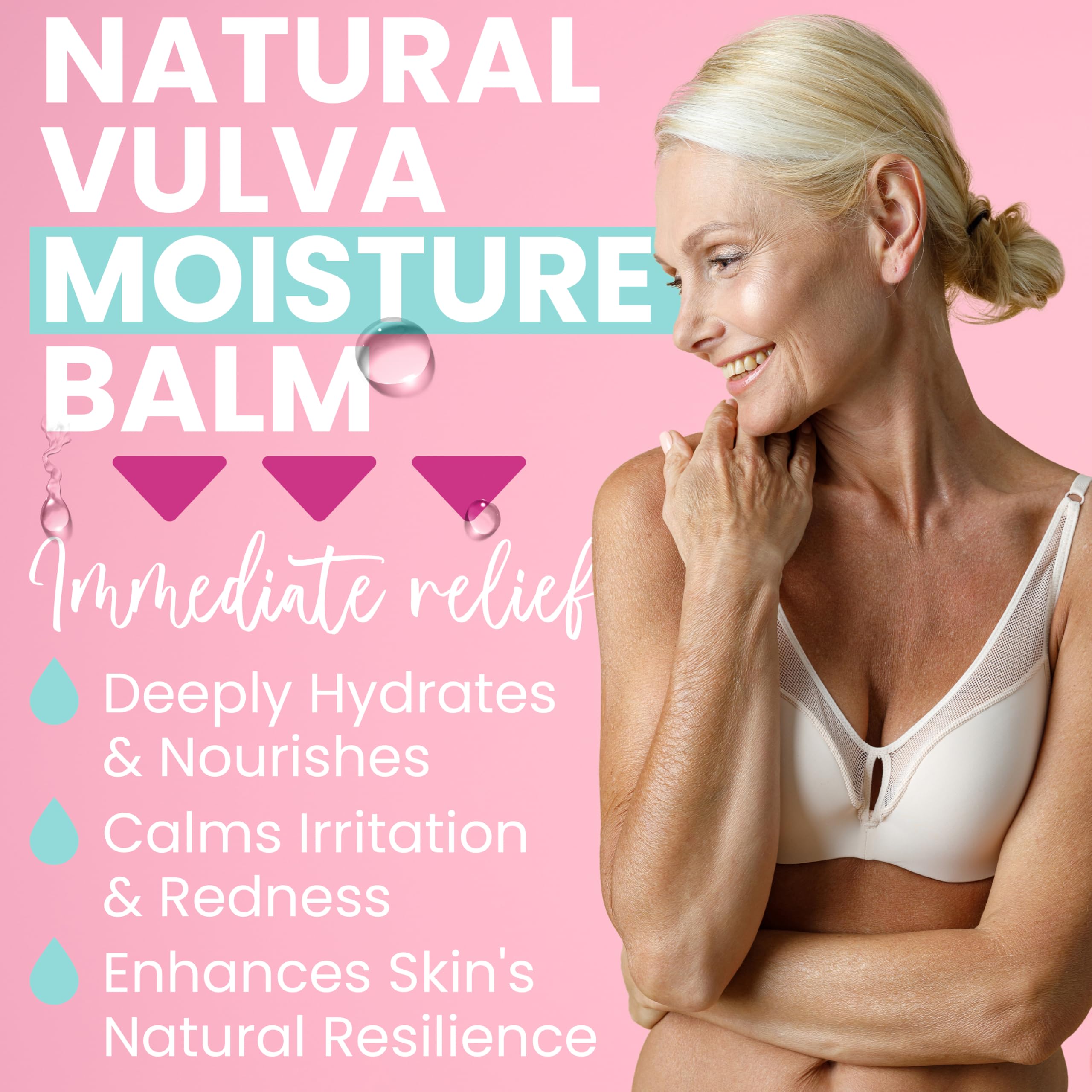 HydroGyn Vulva Balm | Vaginal Moisturizer & Menopause Support | Relieves Feminine Dryness, Itching & Irritation | Hormone-Free Vaginal Moisturizer for Women | pH Balanced Daily Intimate Skin Care
