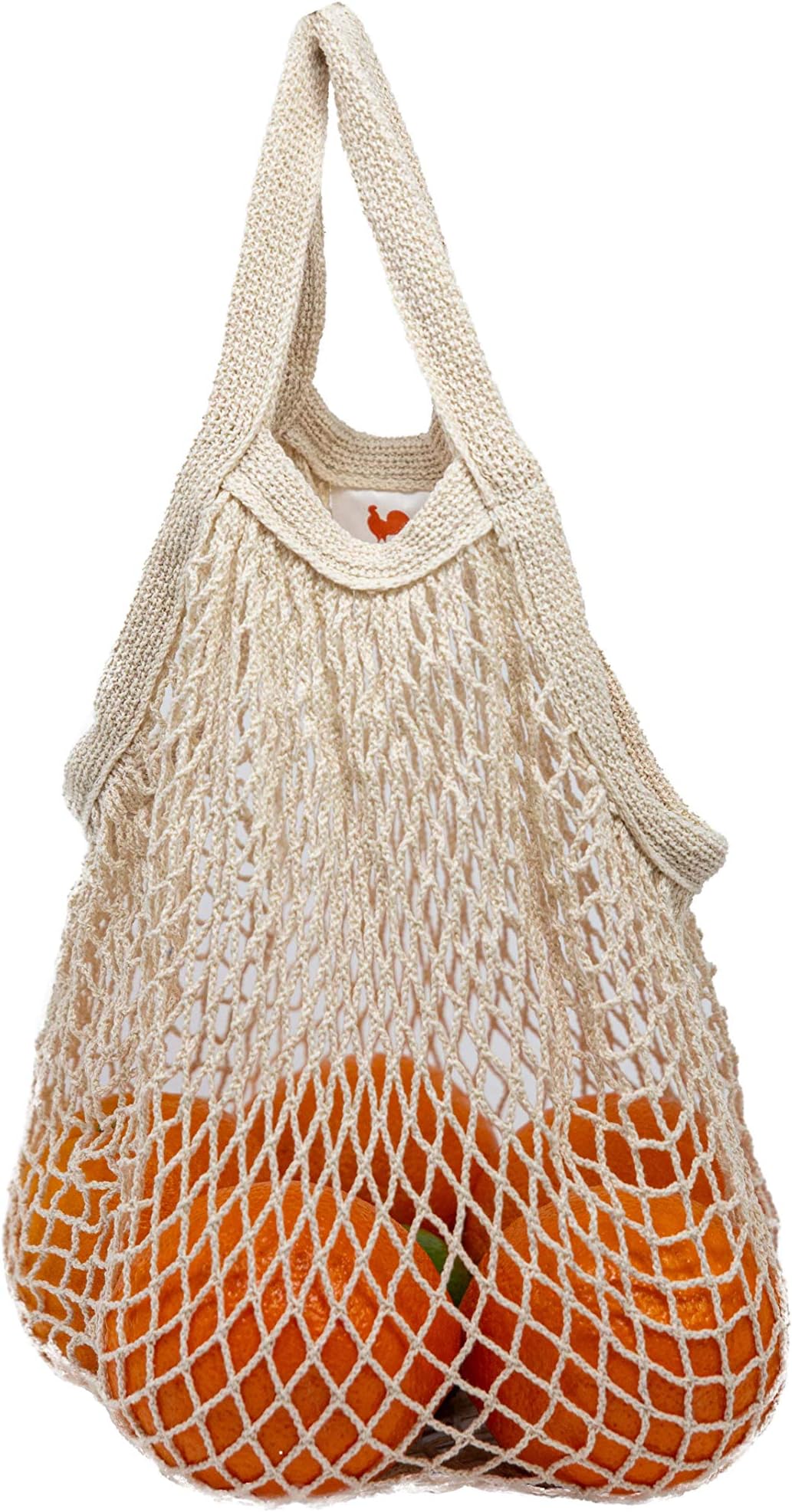 EuroSac Natural Cotton String Bag (1, Short Handle)