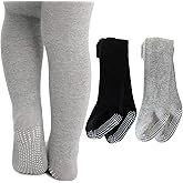 Mini angel Baby Tights Non Slip Baby Girl Tights Plain/Shoe-Look Leggings Seamless Pantyhose Warm Cotton Leggings Non-Skid