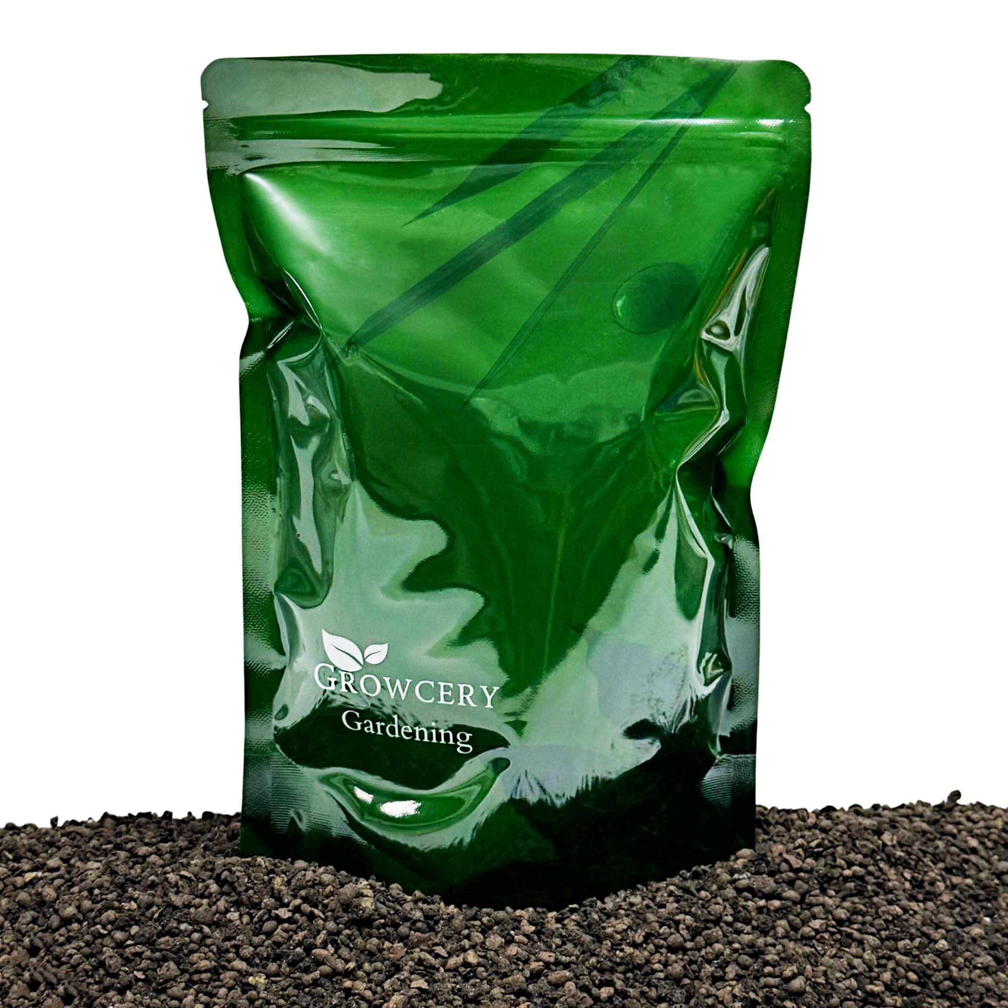 Growcery Leca Expanded Clay Pebbles - Fine Grade Clay balls for plants, Horticultural grit, Gravel for garden, pebbles for garden, terrarium stones, drainage for plant pots (2L)